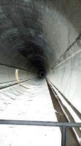 Einer der entkernten Tunnel heute.